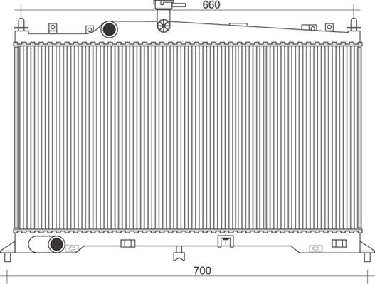 MAGNETI MARELLI Radiators, Motora dzesēšanas sistēma 350213942000